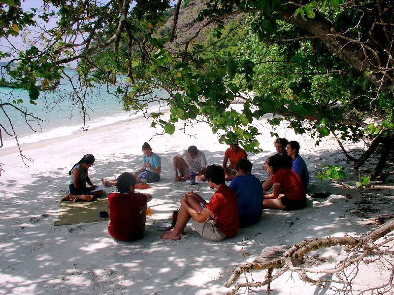 teaching_on_the_beach