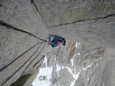 Christmas Crack Climbing on St. Exupery