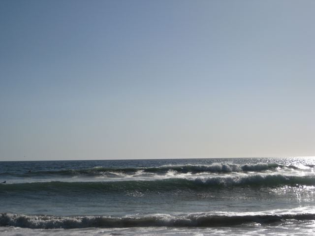 Tide coming up at playa negra