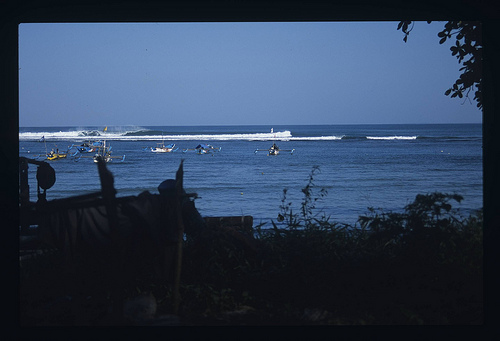 Empty wave somewhere in Indonesia