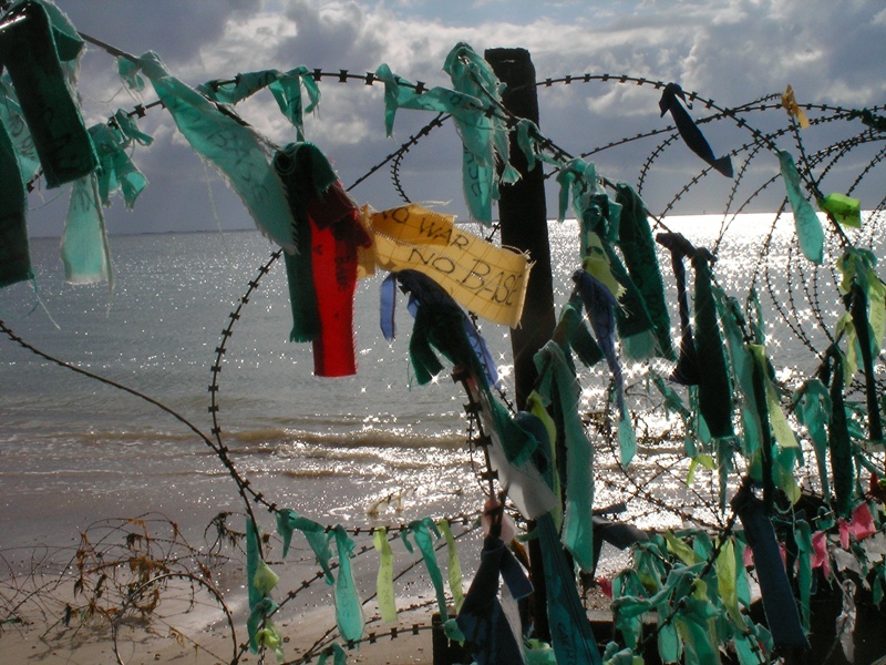 People's prayers for peace and a beautiful ocean