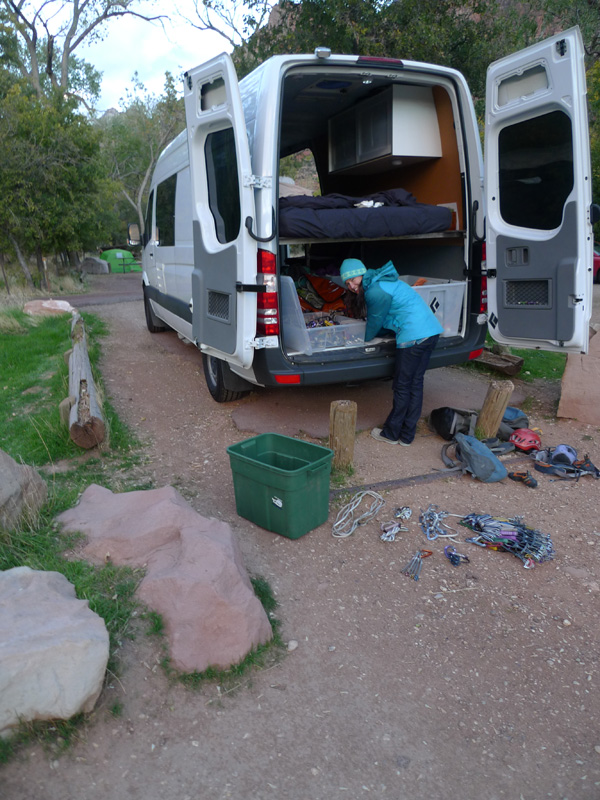 Zion campsite