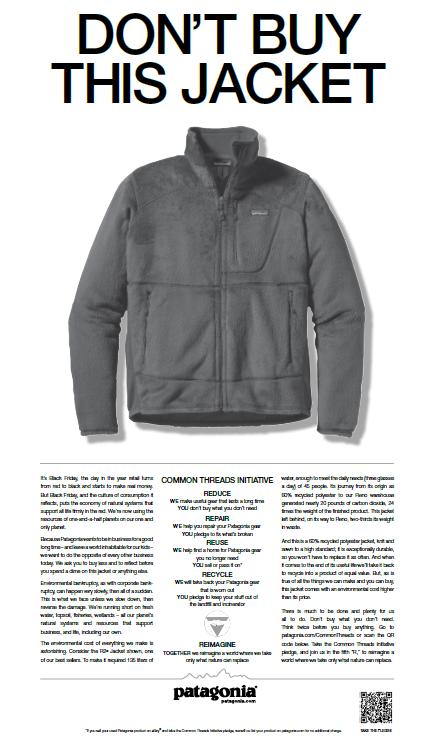 Don't Buy This Jacket | Patagonia