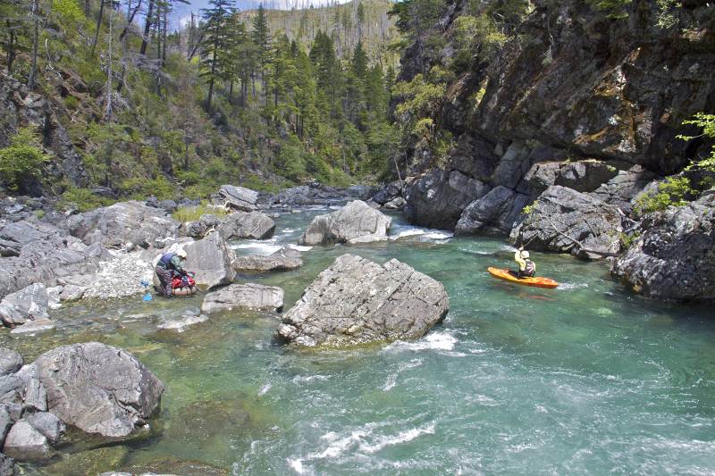 Paddling the Chetco River