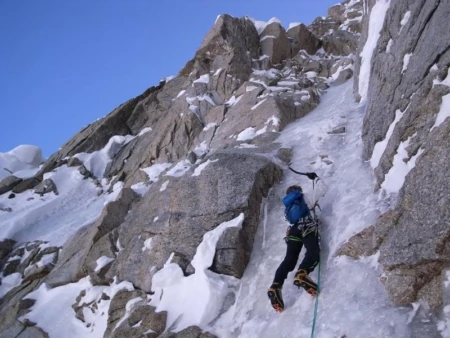 Colin Haley on Mount Hunter