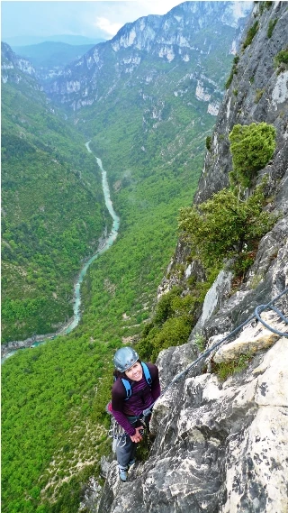 Spring Climbing in Verdon Gorge with Jasmin Caton