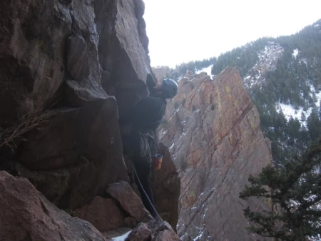 Kelly Cordes Climbs with a Teen