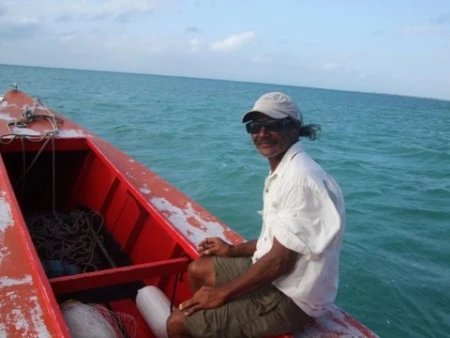 Well-Worn Wading Boots on Christmas Island