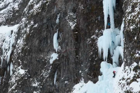 Kitty Calhoun Chases Ice Climbing First Ascents in Iceland