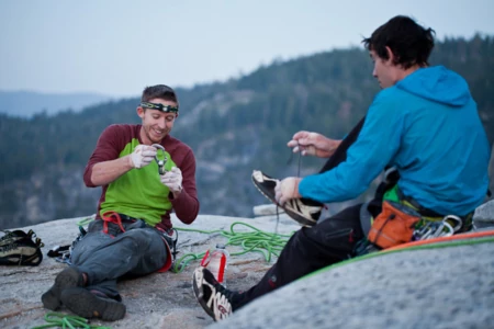 The Free Triple: Tommy Caldwell &#038; Alex Honnold Free Climb Mt. Watkins, El Cap &#038; Half Dome in 21:15