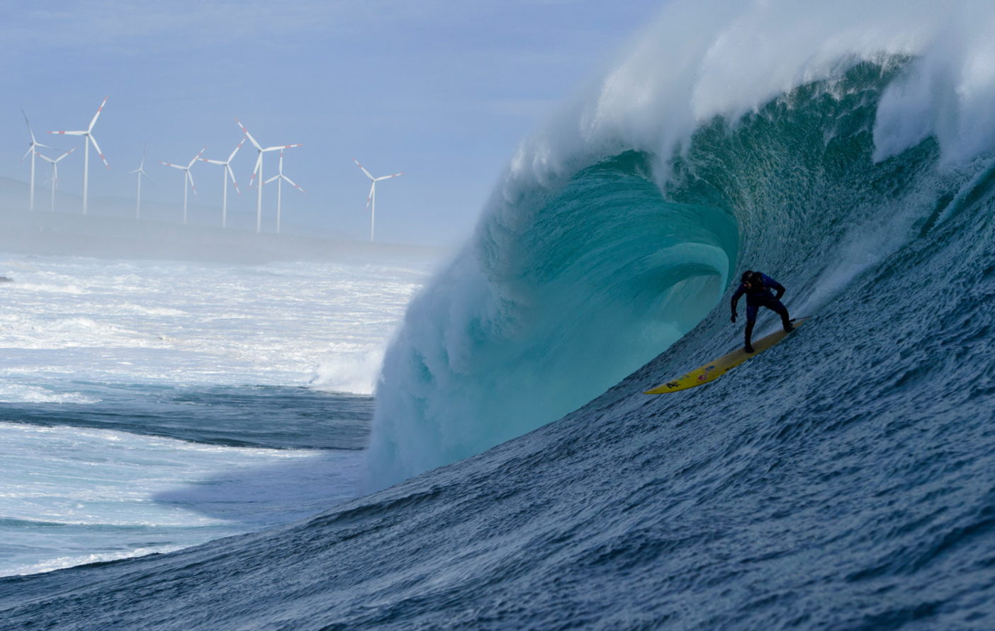 Ramon Navarro charges his own Pacific power source. Photo: Daniel Russo