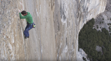 Watch Tommy Caldwell Climb Pitch 15 (5.14c) on The Dawn Wall