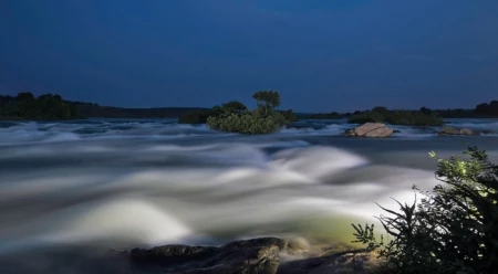 The White Nile River, a tributary of the Nile, flows through Uganda. Photo: Eli Reichman