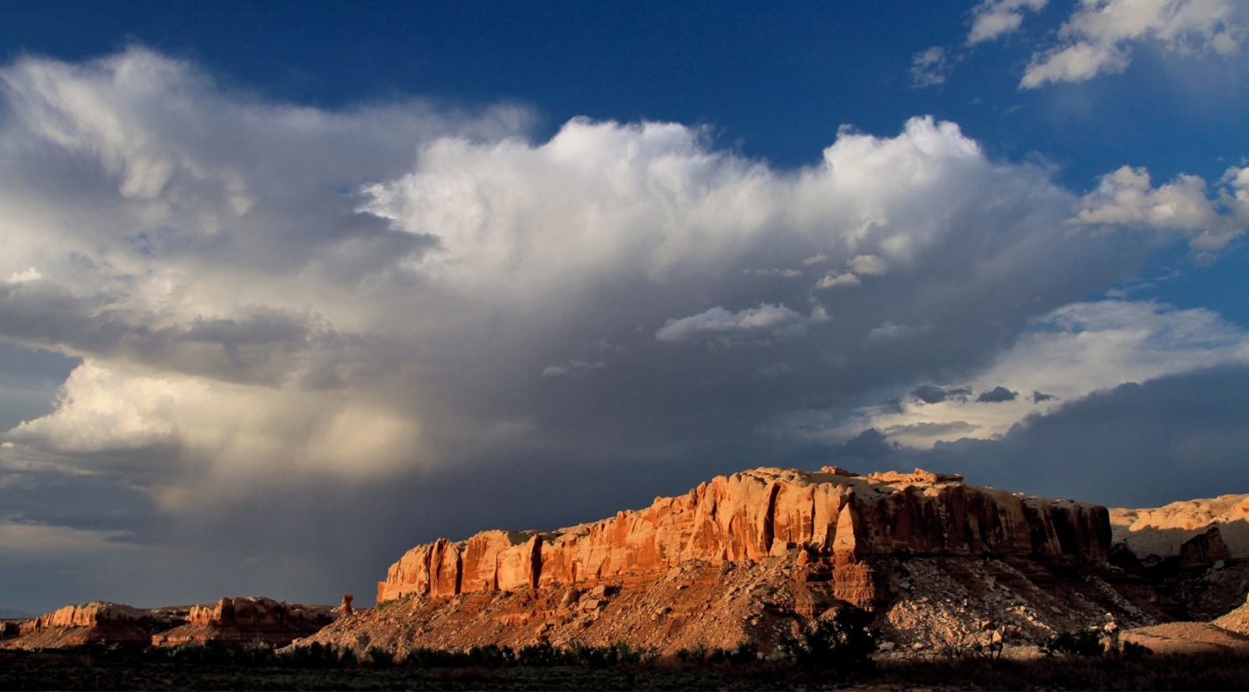 View from Bluff, Utah, of Cottonwood Wash which was part of the original Bears Ears National Monument, but is now outside of protection. This area is now a target for energy development. Photo: Josh Ewing