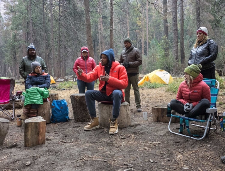Jordan Chatman shares his experience working on a predominantly white Patagonia campus in Ventura during his internship this past summer. Photo: Eugénie Frerichs