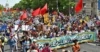 Tens of thousands protest the Trump administration’s assault on the environment at the People’s Climate March in Washington, D.C. Photo: Astrid Riecken