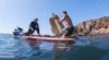 Kyle Thiermann and Greg Long load up pieces of boat wreckage at Isla De Todos Santos. Baja California, Mexico. Photo: Nikki Brooks