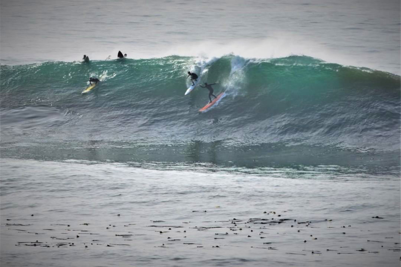 The smile created by catching one wave in three hours. Each wave I caught this winter on my way to surgery brought more stoke than any wave before. Photo: J. Alec Smith