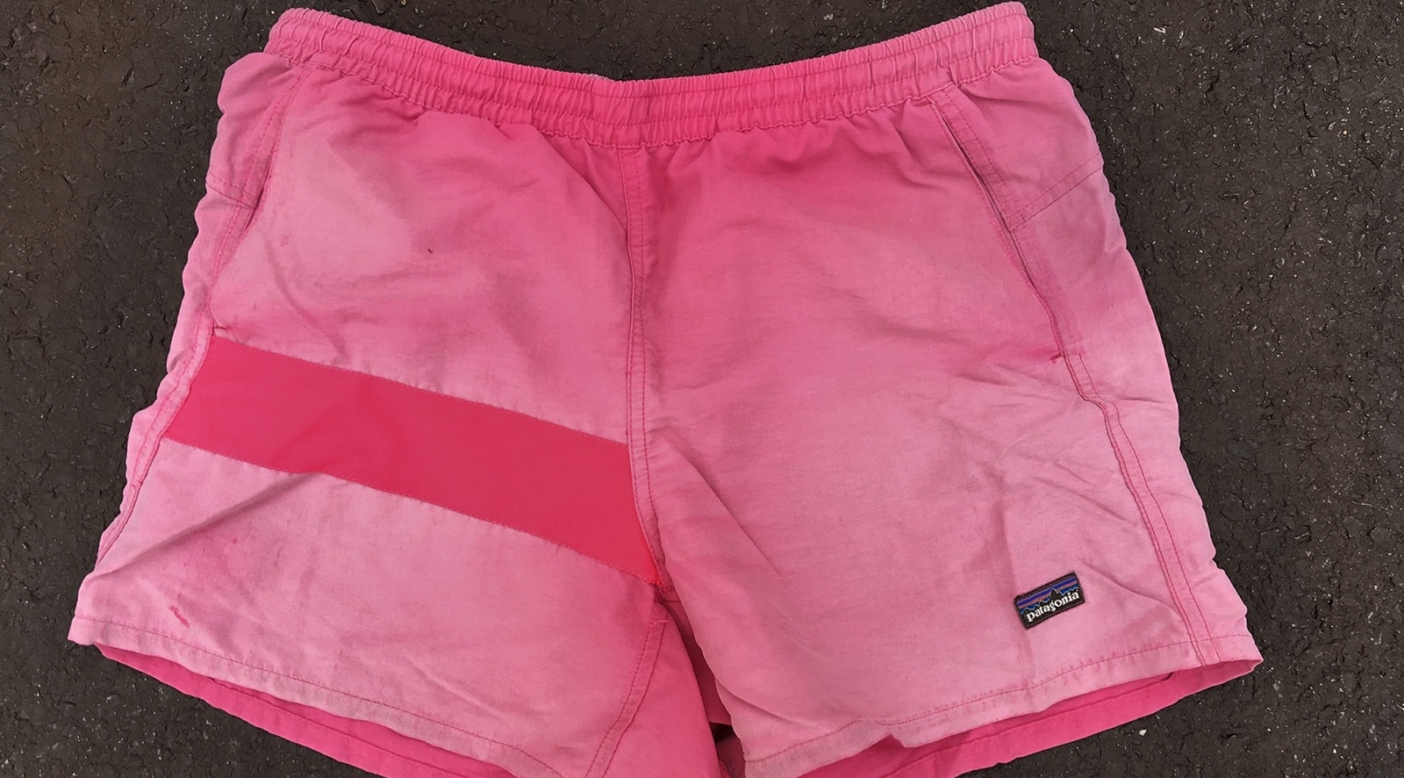 “After the AT and PCT, I discovered one tiny hole from a campfire in my shorts. Patagonia repaired them for free, no questions asked, with a new pink patch.” Photo: Laura Johnston