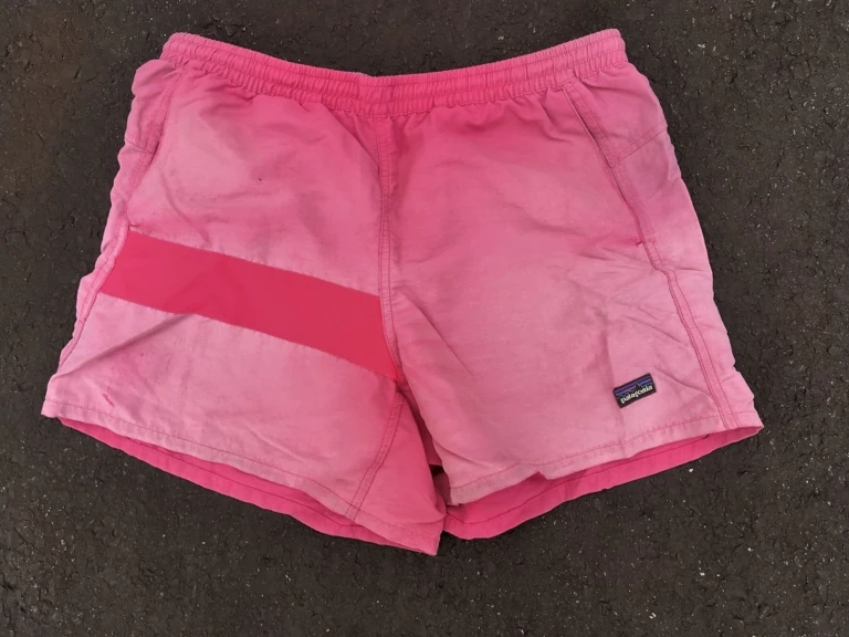 “After the AT and PCT, I discovered one tiny hole from a campfire in my shorts. Patagonia repaired them for free, no questions asked, with a new pink patch.” Photo: Laura Johnston