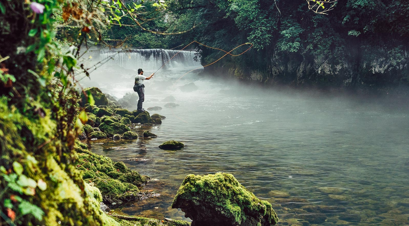The Una and its tributaries are certainly wadable and offer amazing trout and grayling fishing, especially in the upper parts in Una National Park. Photo: Jonas Borinski