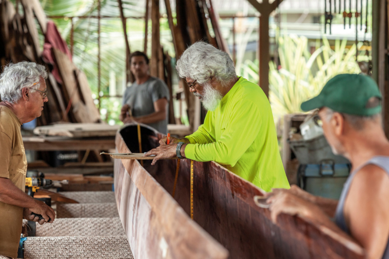 Restoring a Traditional Hawaiian Koa Canoe on O’ahu