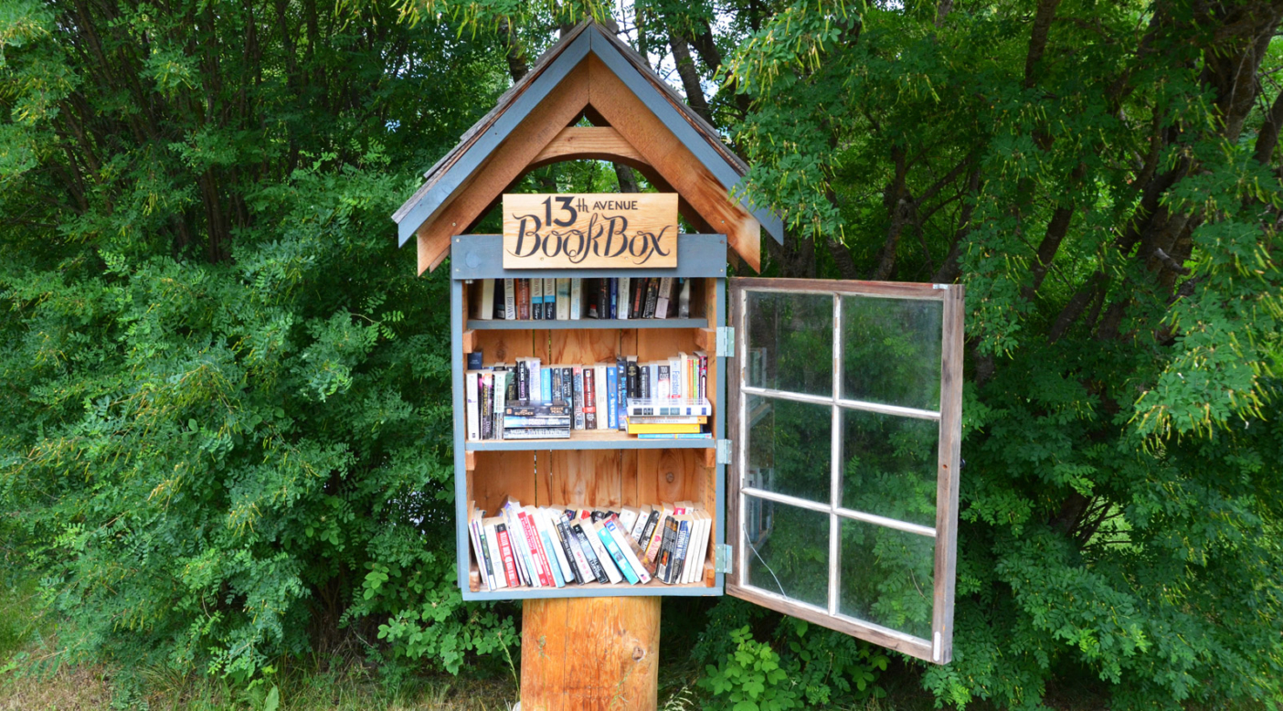 When you've got free-running rivers and an abundance of alpine trails, there isn't much time to kick back. But on the lazier days, the 13th Avenue Book Box is how Smithers, B.C. keeps on reading. Photo: Malcolm Johnson