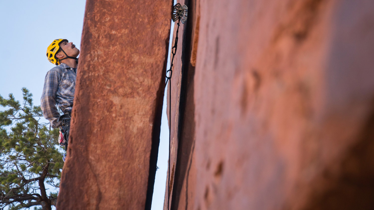 Luke, the route and his infamous mustache. Photo: Greg Cairns