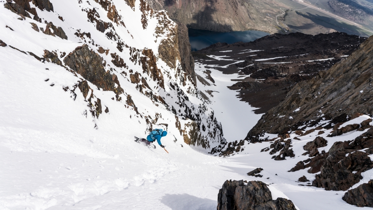 Gants de ski Glacier M en softshell