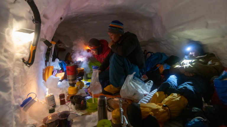 狩場山のヒマラヤ襞