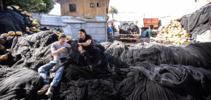 Limpiando las costas de Chile