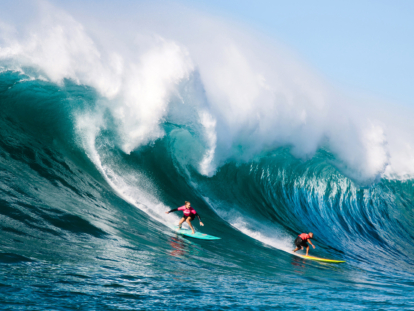 A Hog of a Swell Greets the Eddie - Patagonia Stories