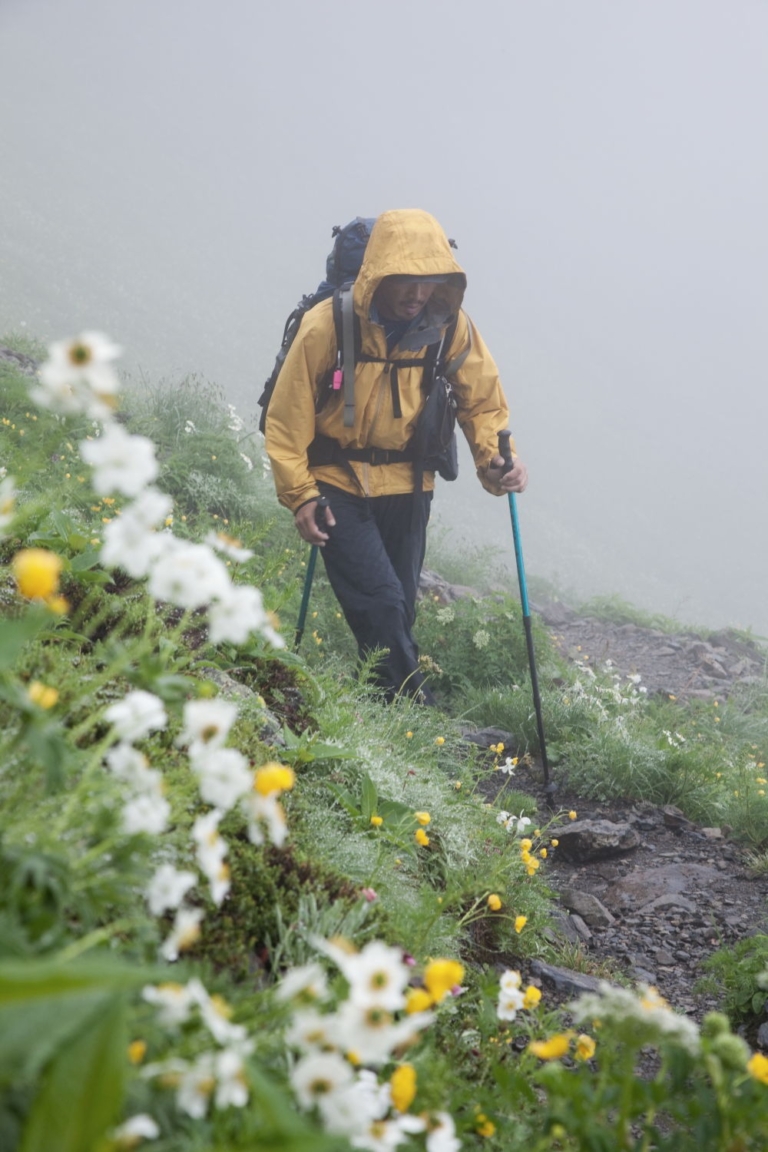 日本の山をテント泊山行する