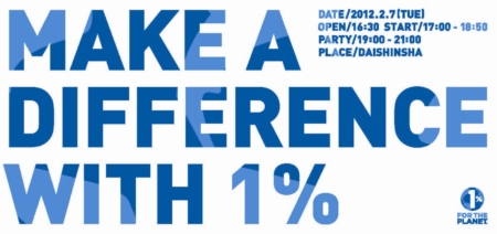 MAKE A DIFFERENCE WITH １％ ―あなたの１％が社会を変える―
