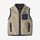 Vest Bebé Retro-X® Fleece Vest - Natural w/New Navy (NANE) (61035-HENB)