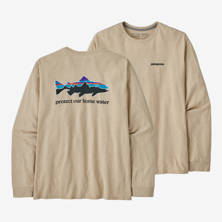 Patagonia Men's Long-Sleeved Home Trout Responsibili-Tee®