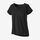 Camiseta Mujer Capilene® Cool Trail Bike Henley - Black (BLK) (24441)