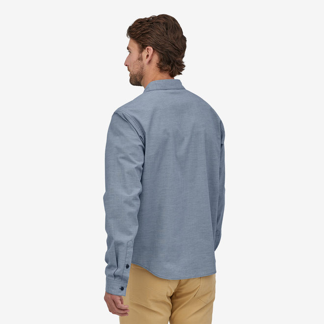 Patagonia Men's Long-Sleeved Organic Cotton Slub Poplin Shirt