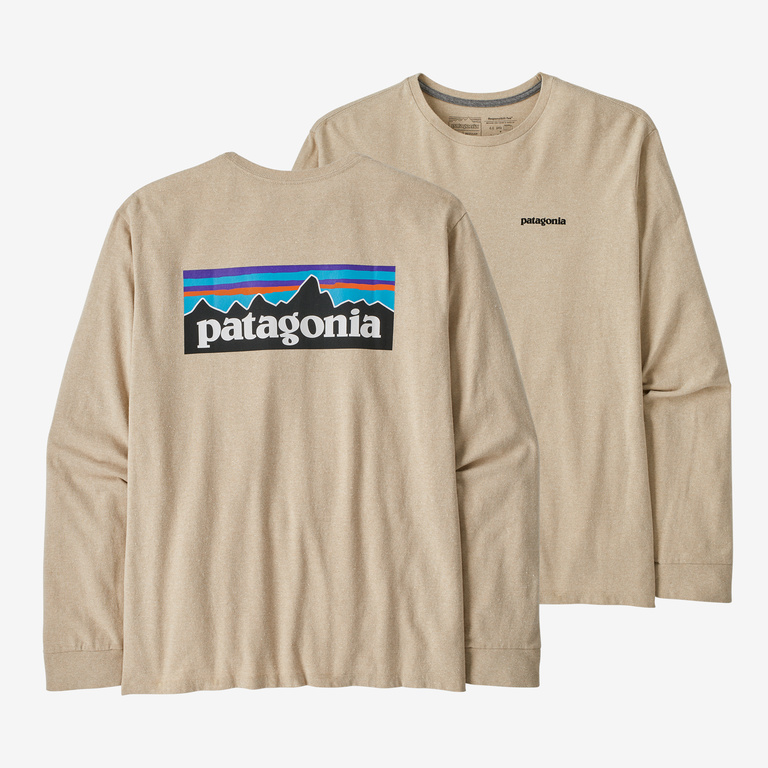 Patagonia P-6 Long-Sleeved Logo Men\'s Responsibili-Tee®