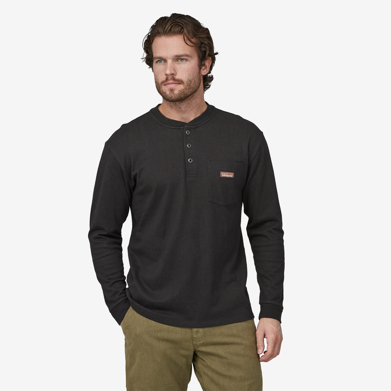 Patagonia Fishing Shirt Mens Long Sleeve Lightweight Zip Pocket