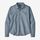 M's Long-Sleeved Organic Cotton Slub Poplin Shirt - End on End: Superior Blue (ENSB) (51760)