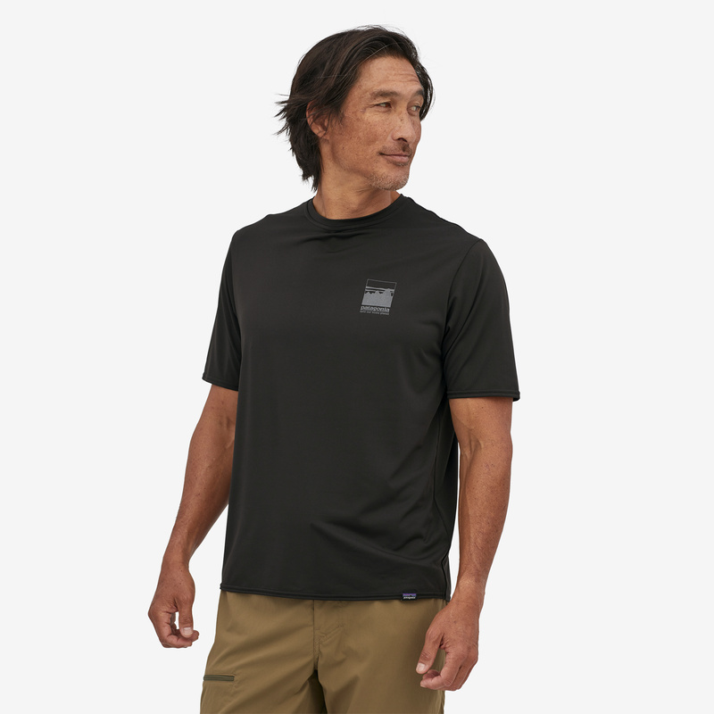 M's Capilene® Cool Daily Graphic Shirt - Alpine Icon: Black (AIBK) (45235)