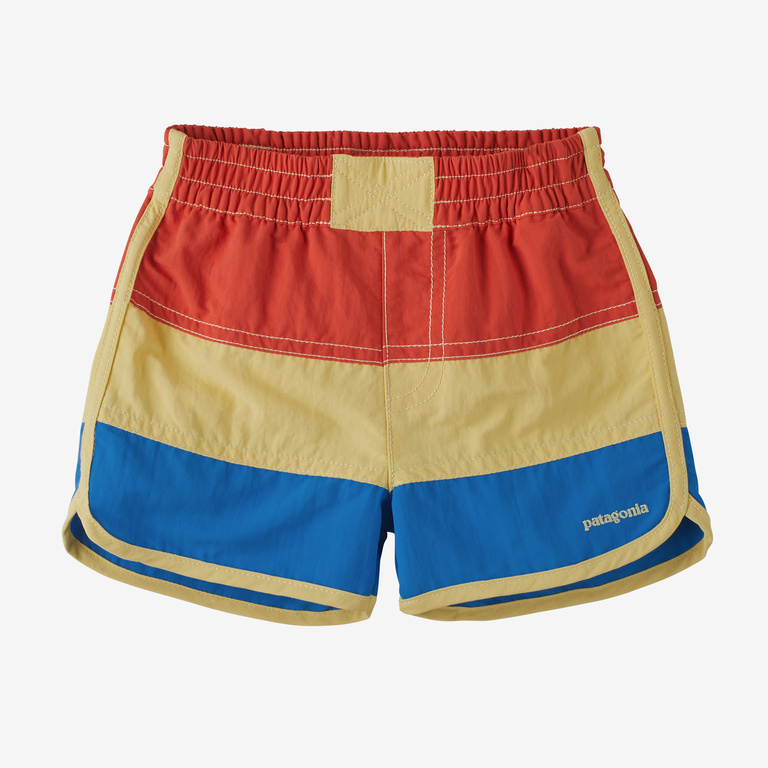 Patagonia Baby Boardshorts in Pimento Red, 12-18 Months - Nylon