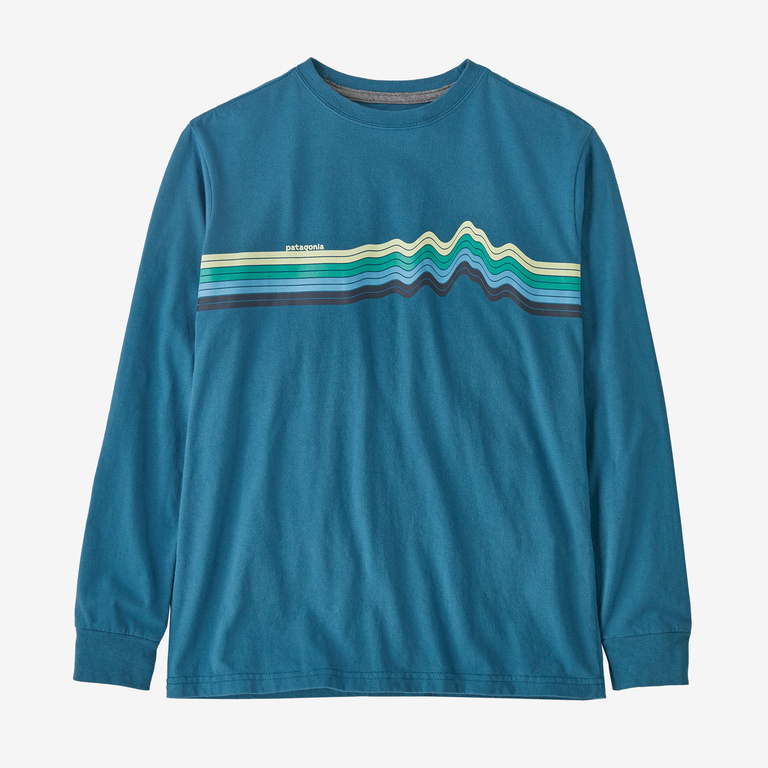 oase sort Implement Patagonia Kids' Long-Sleeved Regenerative Organic Certified™ Cotton Graphic  T-Shirt