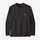 T-Shirt Hombre Long-Sleeved Work Henley Pocket Tee - Black (BLK) (53390)