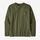 T-Shirt Hombre Long-Sleeved Work Henley Pocket Tee - Industrial Green (INDG) (53390)