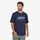 T-Shirt Hombre Back for Good Organic T-Shirt - New Navy w/Wolf (NNWO) (38565)