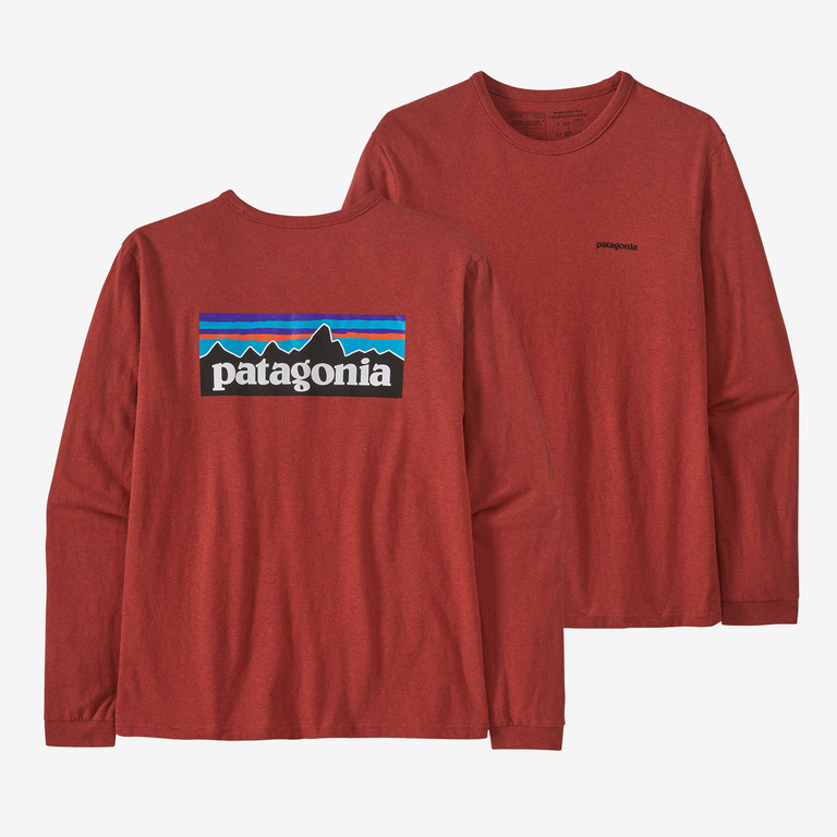 Patagonia Women\'s Long-Sleeved P-6 Logo Responsibili-Tee®