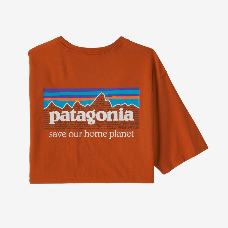 Patagonia P-6 Mission Organic T-Shirt - Men's Sandhill Rust, XS