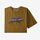 T-Shirt Hombre Back for Good Organic T-Shirt - Mulch Brown w/Wolf (MBWO) (38565)